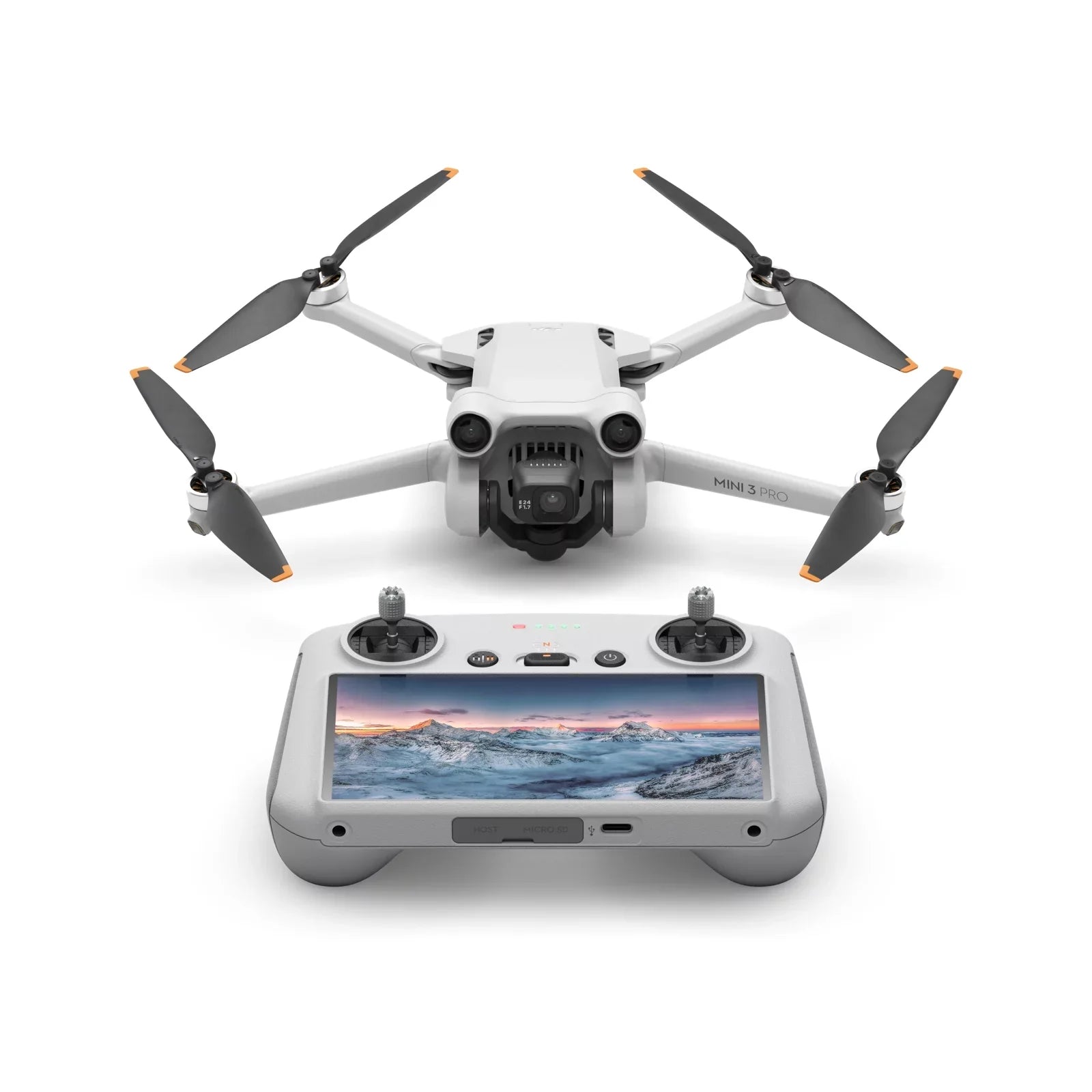 DJI Mini 3 Pro Camera Drone Quadcopter + RC Smart Controller (With Screen), 4K/60fps Video, 48MP Photo, 34min Flight Time, Tri-Directional Obstacle Sensing, Bundle w/ Deco Gear Backpack + Accessories