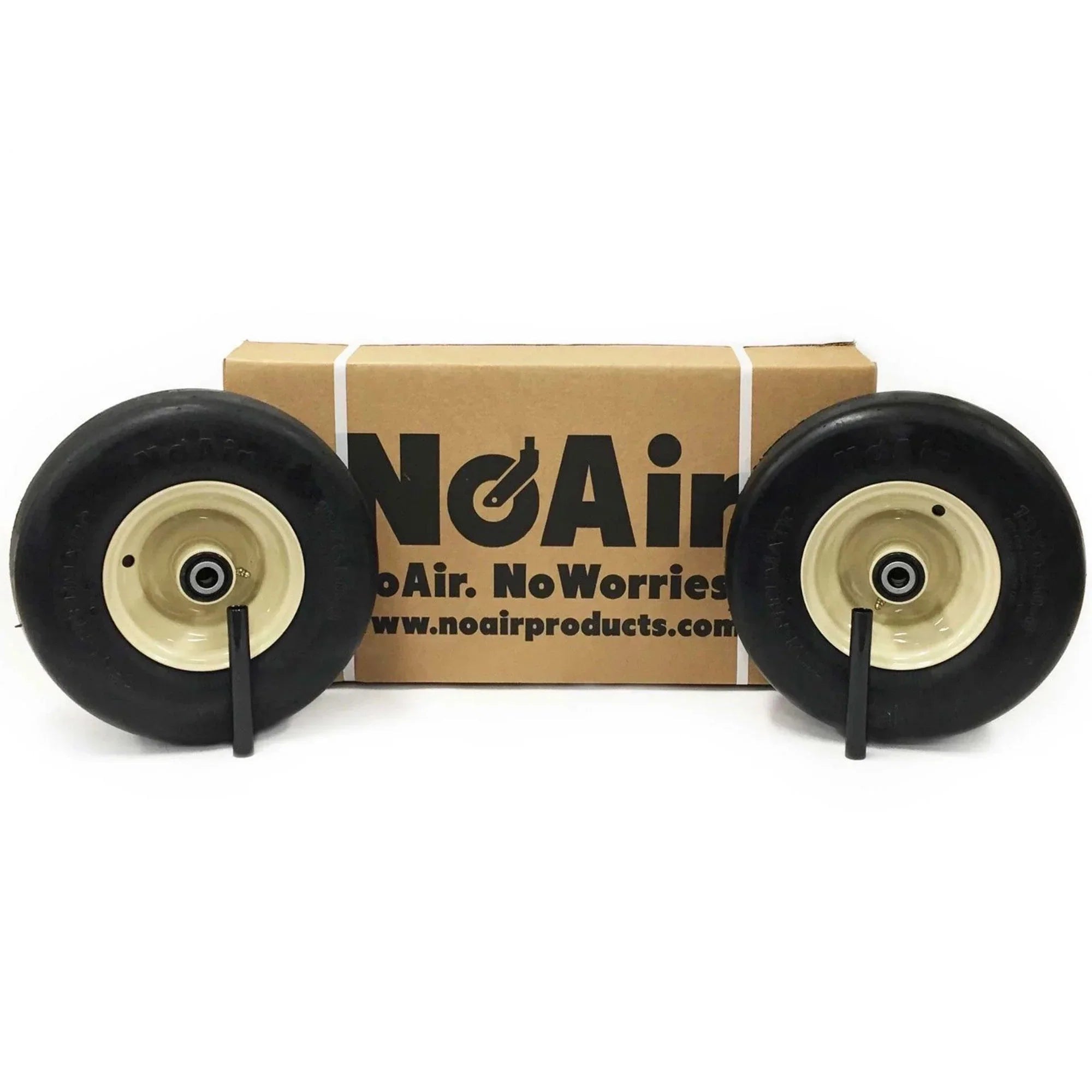NoAir® (2) FLatitude Free Wheel Assemblies 13x6.50-6 Compatible With Grasshopper 200 300 400 483865