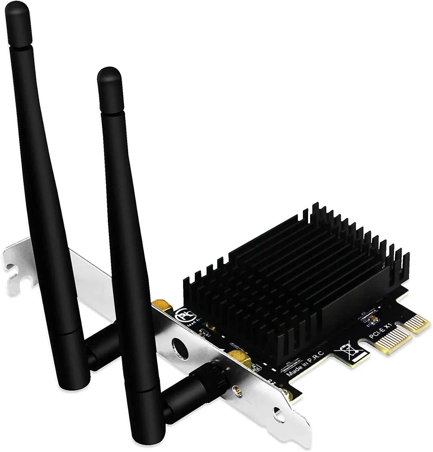 Wireless AC Dual Band 1200Mbps 2.4GHz 300Mbps 5GHz 867Mbps PCI Express WiFi Card for Windows 7 8 8.1 10 Server (32/64bit) Desktop PCs-TX Beamformee,MU-MIMO and Heatsink Technology