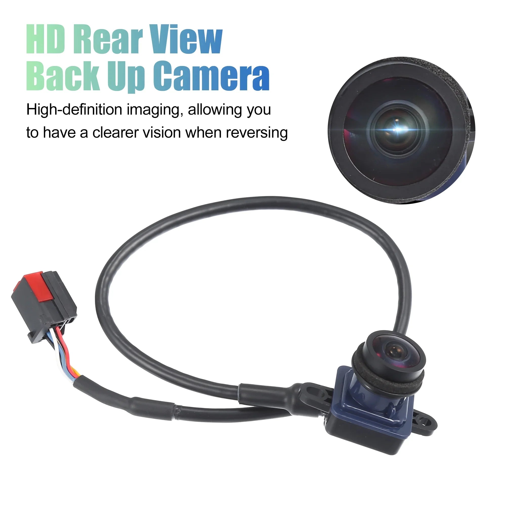 Unique Bargains Car Rear View Camera Car Rear View Backup Camera No.68288201AA for Ram ProMaster 1500 2500 3500 Black