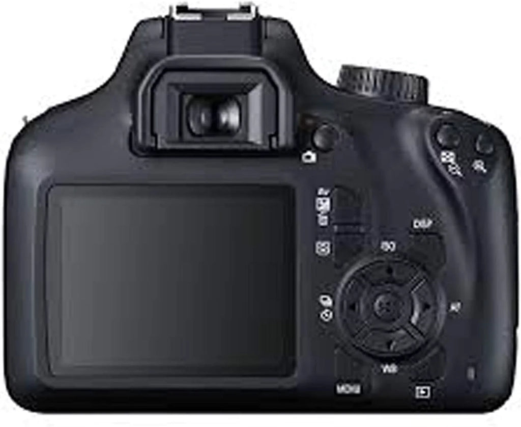 Canon EOS 4000D/Rebel T100 DSLR Camera w/Canon EF-S 18-55mm F/3.5-5.6 Zoom Lens+Canon EF 75-300mm III Lens+500mm f/8.0 Telephoto Lens+case+128Memory Cards (24PC)