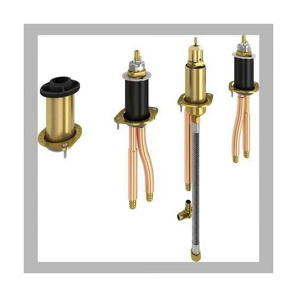 Delta Other Two Handle Flexible Mount with Hand Shower - PEX Crimp