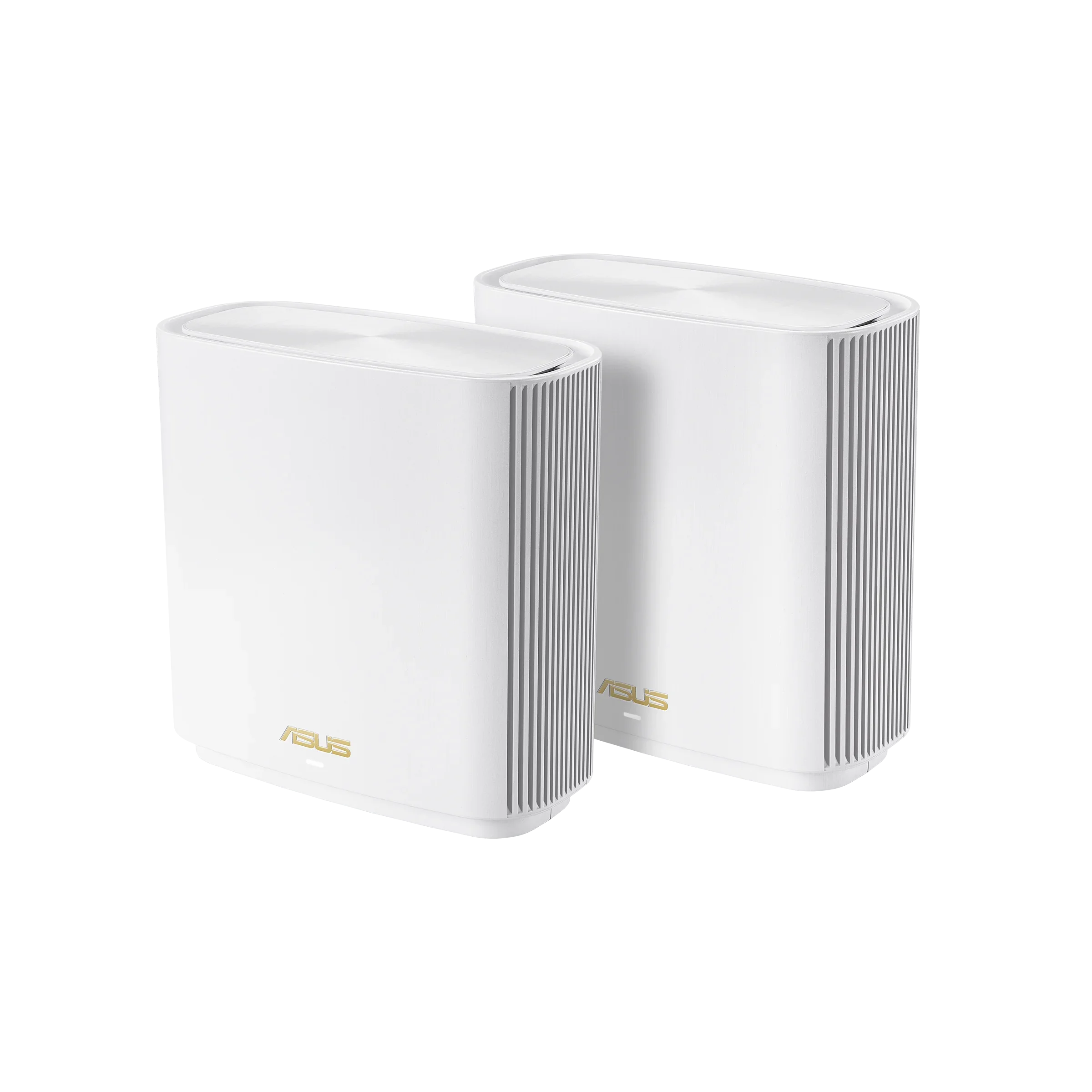ASUS ZenWiFi AX Whole-Home Tri-band Mesh WiFi 6 System (XT8-WHITE)-2 pack, Coverage up to 5,500 sq.ft/6+rooms, 6.6Gbps, 3 SSIDs, life-time free network security and parental controls, 2.5G port