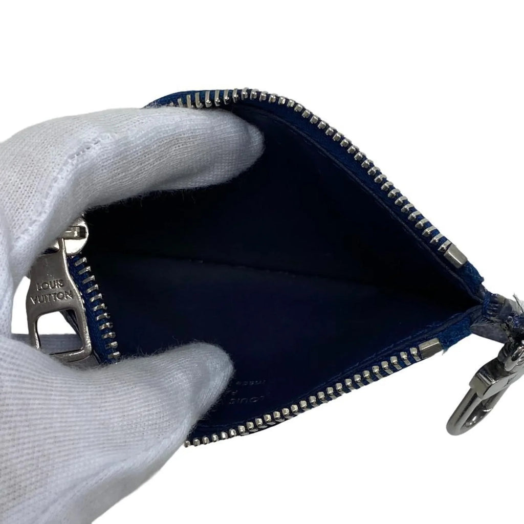 Pre-Owned LOUIS VUITTON M81431 Gaston Wearable Wallet Monogram Bandana Shoulder Bag Blue Men's (Fair)