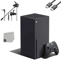 Pre-Owned Microsoft Xbox Series X 16GB RAM Black Gaming Console + T5 Earbuds With Microphone BOLT AXTION Bundle