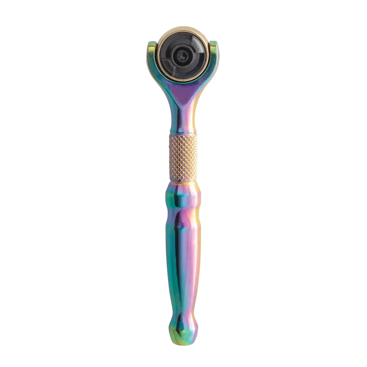Titan 1/4 in. Drive Titanium Swivel Head Micro Ratchet