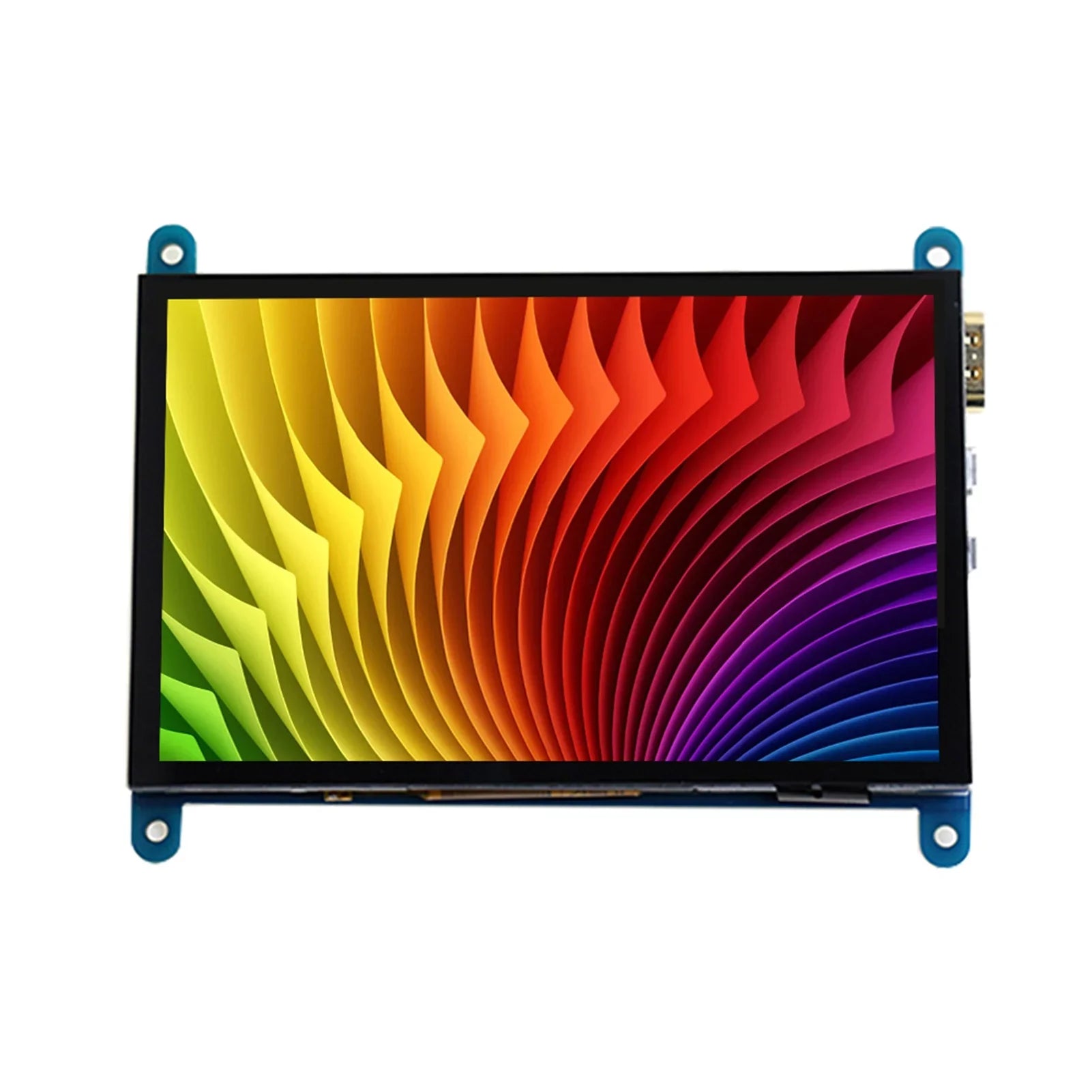 Walmeck 5 Inch Capacitive Touchdisplay Display 800*480 Resolution Small Portable with USB Interface Compatible with Raspberry Pi Tool
