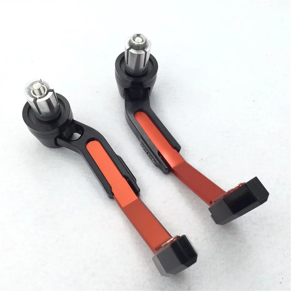HTT-MOTOR Motorcycle Adjustable Angel Length Golden Red Black Total CNC 22mm  Protector Proguard Pro Brake Clutch Lever Protect Guard For Suzuki GSX GSXR Hayabusa Kawasaki Ninja Aprilia Climber