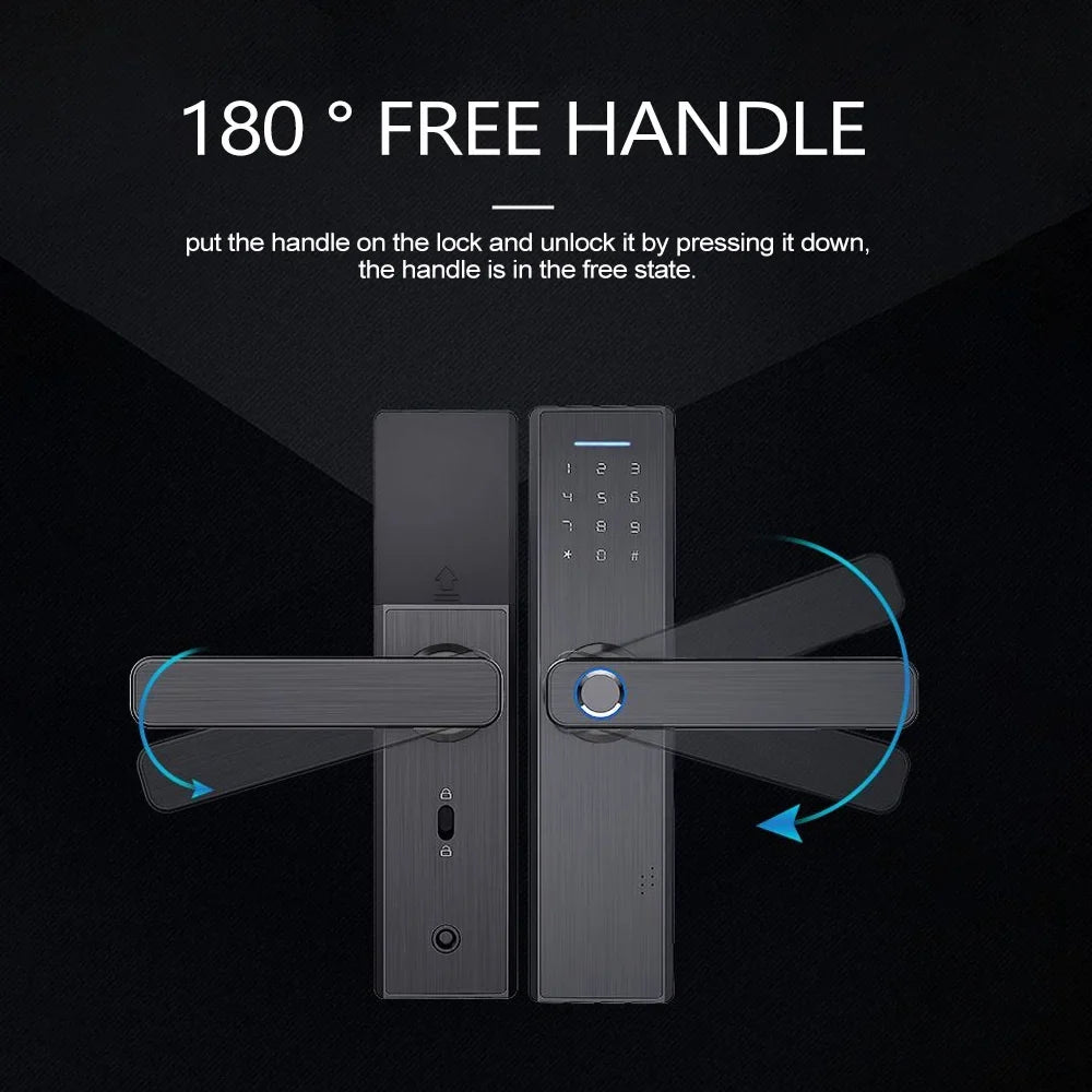 Irfora Intelligent Door Lock,Door Lock Locks Keyless Door Wifi App Buzhi Fesjoy
