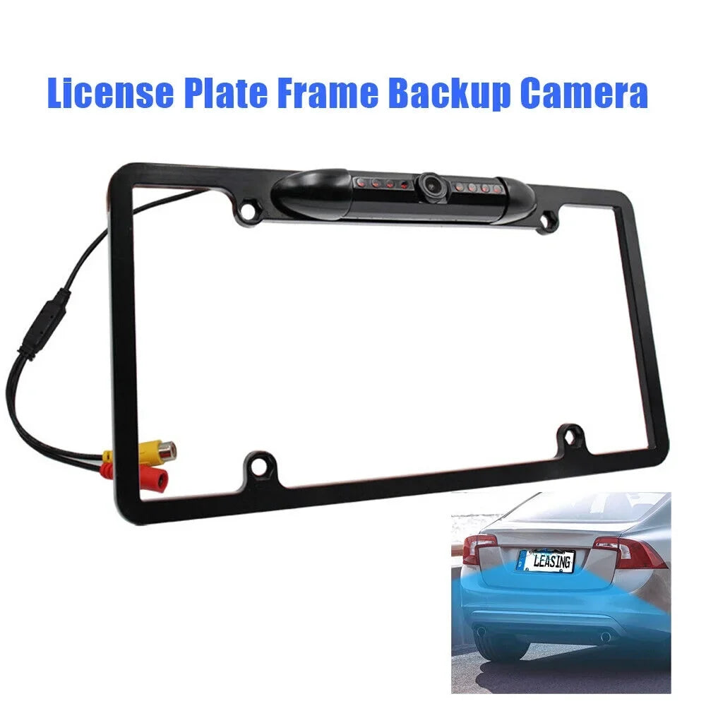 Car Rear View Backup Camera - License PLatitudee Frame with Night Vision