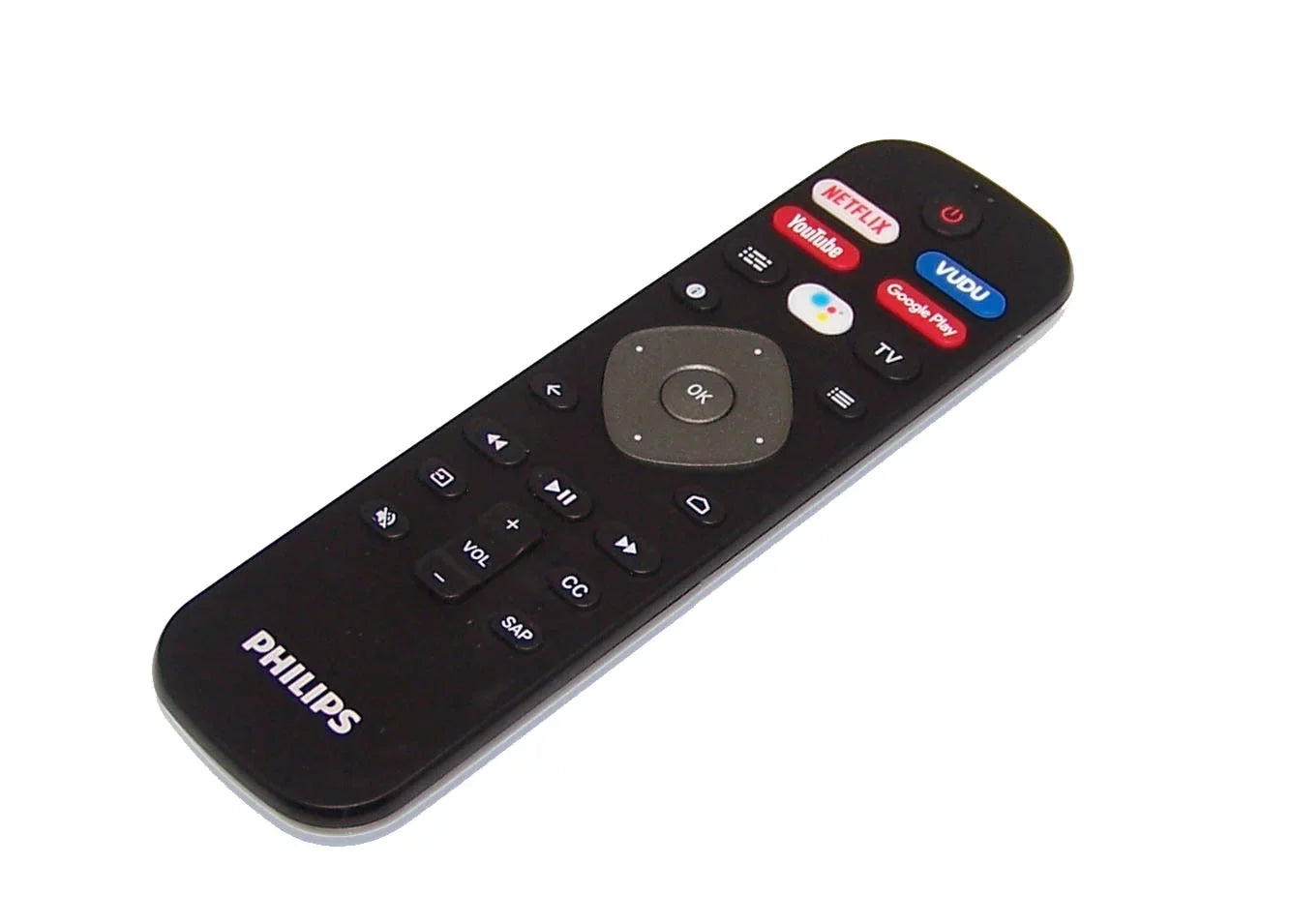 OEM Philips Remote Control Originally Shipped With 65PFL5504, 65PFL5504/F6, 65PFL5504/F7, 65PFL5604