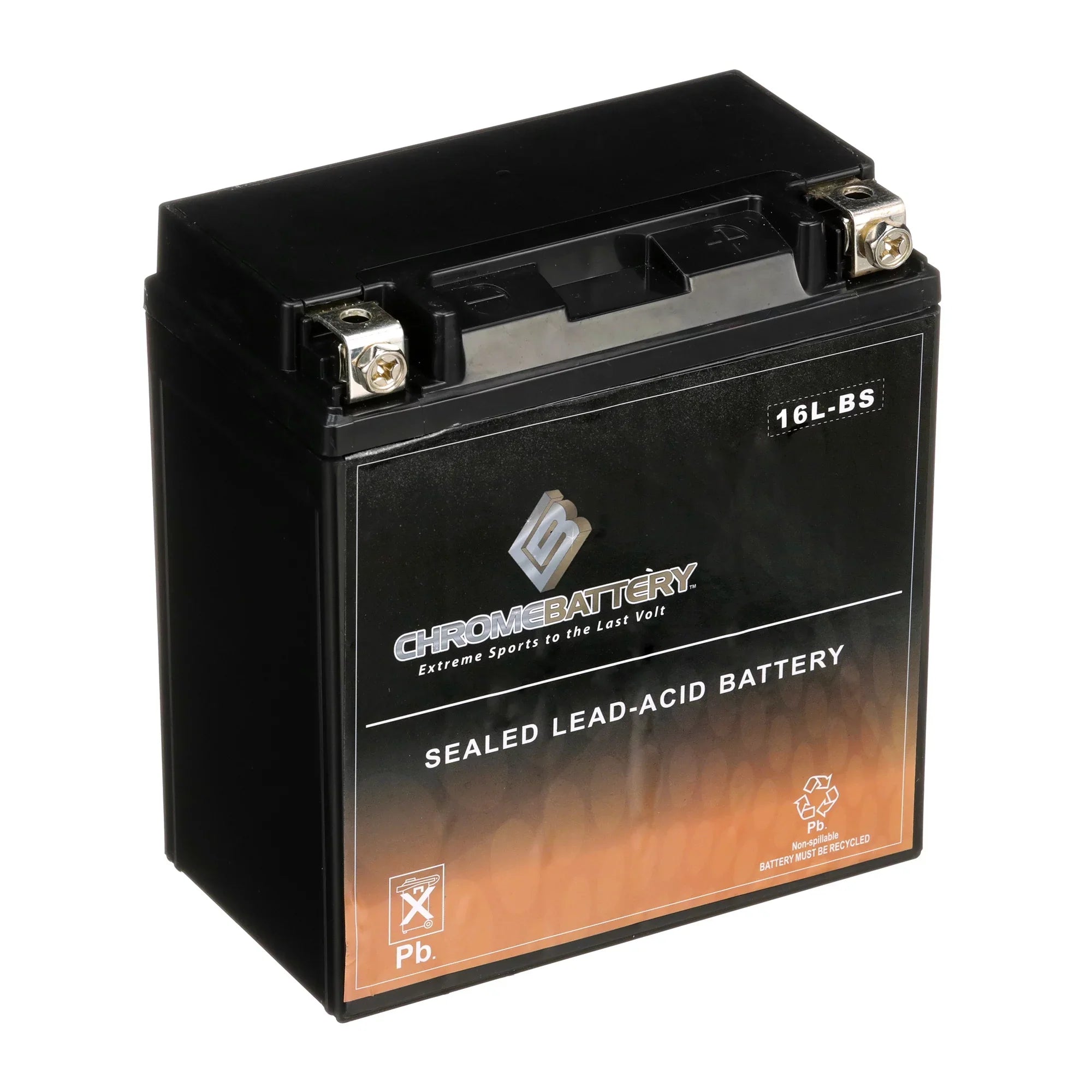 Chrome Battery YTX16L-BS (16L-BS 12 Volt,14 Ah, 230 CCA) Jet Ski Battery for Kawasaki Jl650 Sc 1995