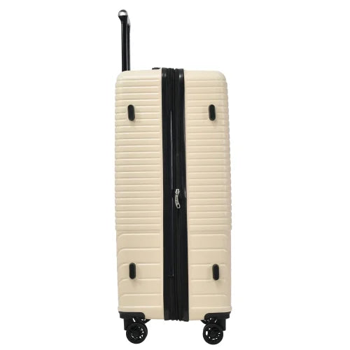 Zateety Hardshell Luggage Sets 3 Piece double spinner 8 wheels Suitcase with TSA Lock Lightweight 20''24''28''