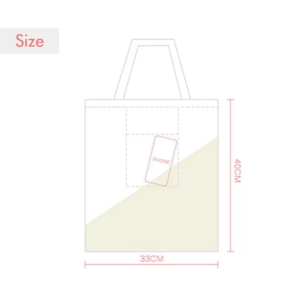 Summer Lotus Pool Lake Tote Canvas Bag Shopping Satchel Casual Handbag