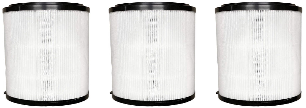 Nispira 3-in-1 True HEPA H13 Filter Replacement Compatible with SilverOnyx 5-Speed Black 16" Air Purifier with Ionizer and UVC Sanitizer Model 8541832765 500 sq ft 3 Filters