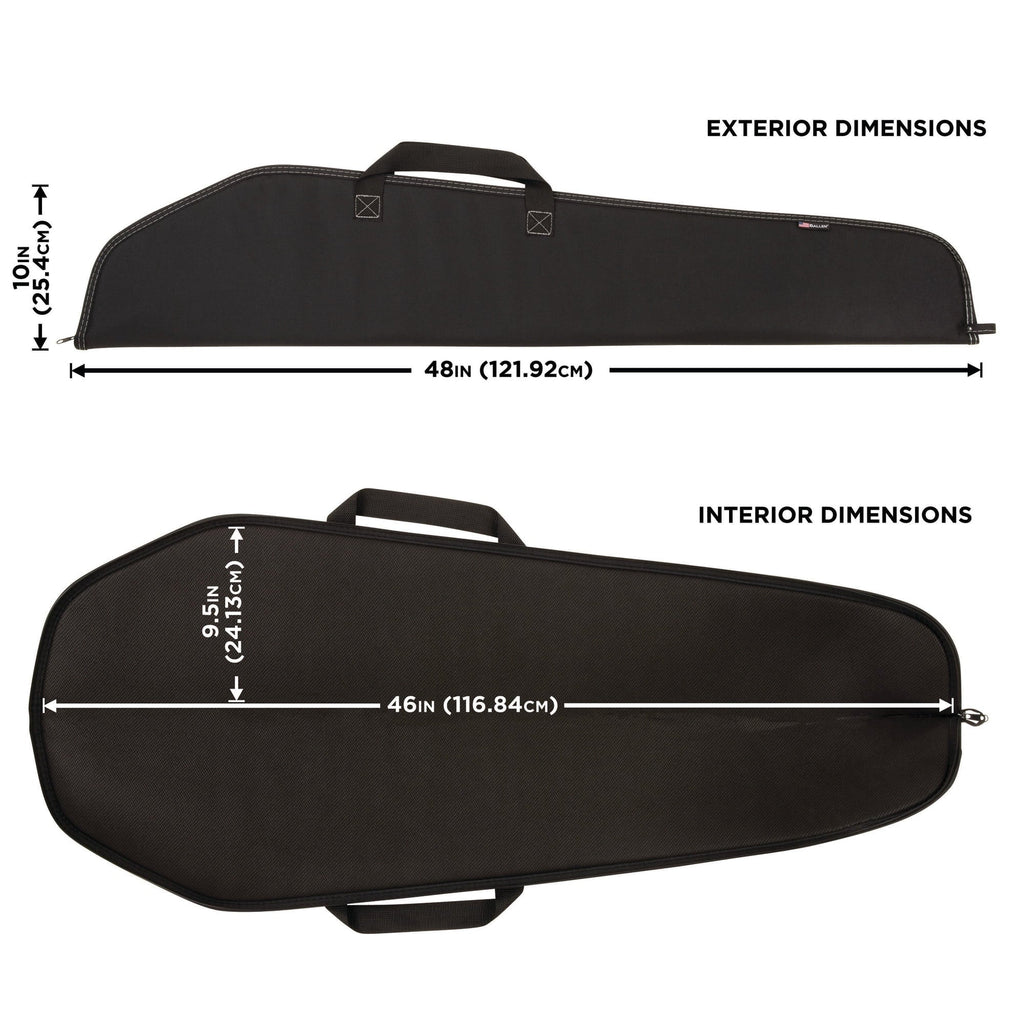 Allen Company Durango 46" Rifle Soft Case, Black, Polyester, 602-46