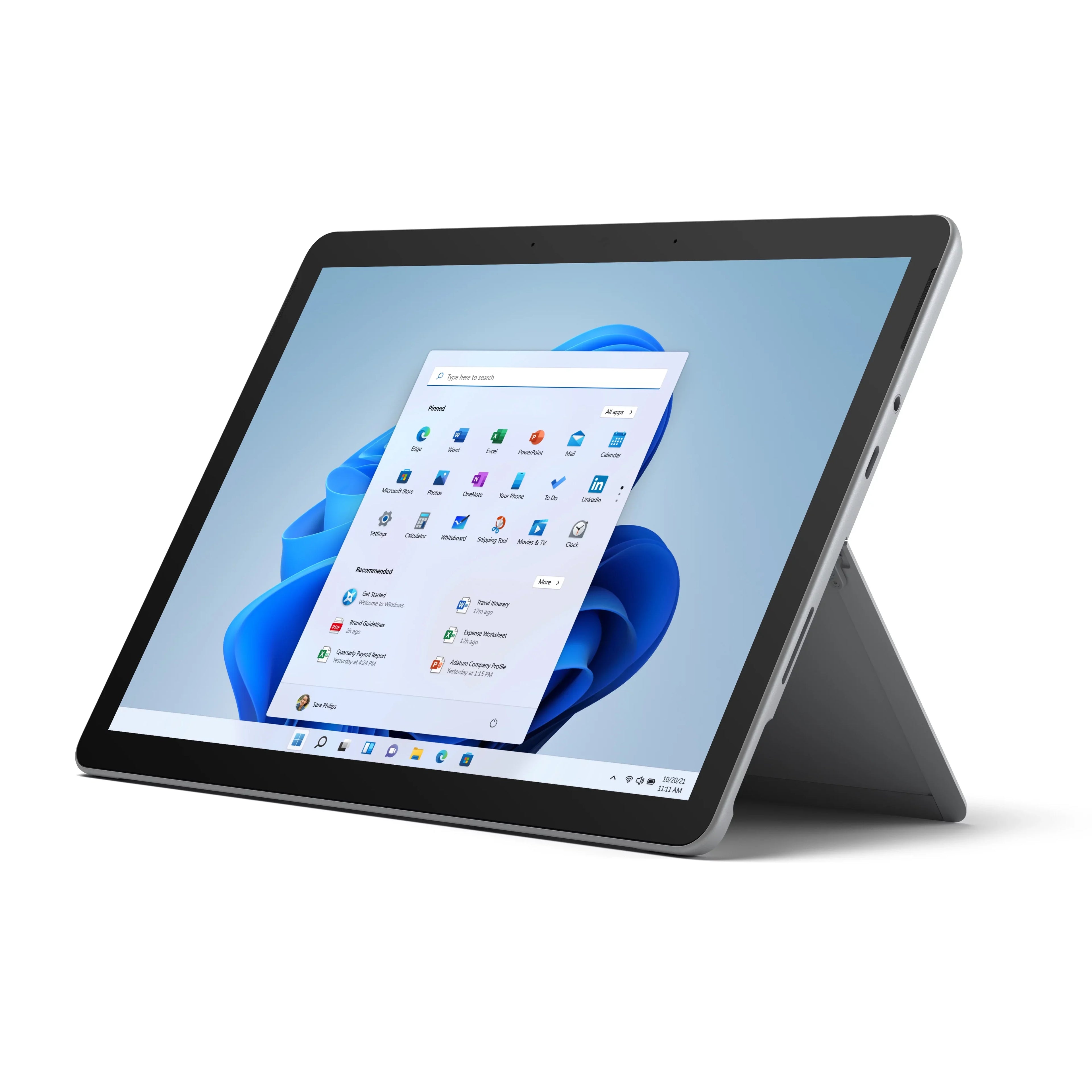 Microsoft Surface Go 3 10.5" Pixel Sense Display, 10 Point Multi-Touch, Intel Core i3-10100Y, 8GB RAM, 128GB SSD, PLatitudeinum, Windows 11, 8VC-00001