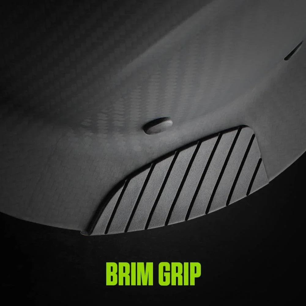 Lift Safety Hard Hat Dax Matte Black Carbon Fiber Cap Style