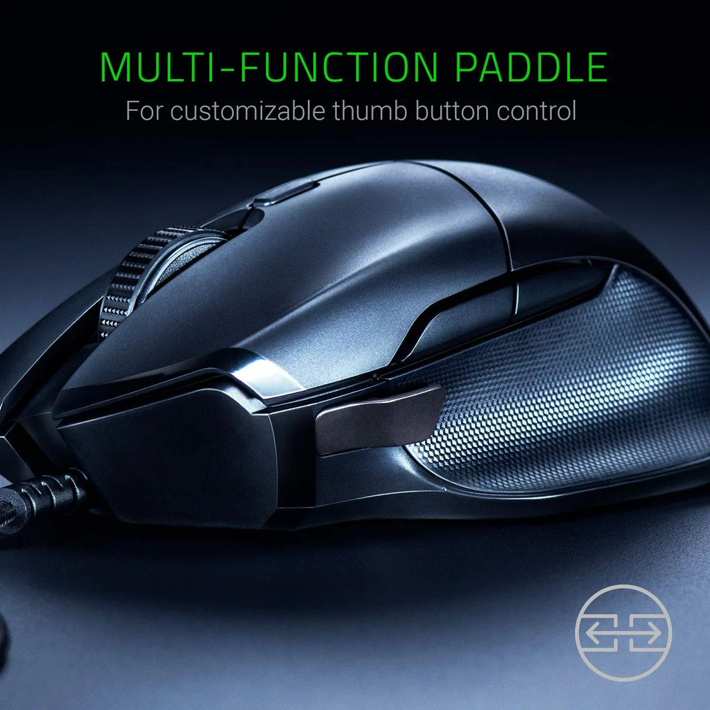 Razer Basilisk Essential Gaming Mouse - [6400 DPI Optical Sensor][Chroma RGB Lighting][7 Programmable Buttons][Mechanical Switches]