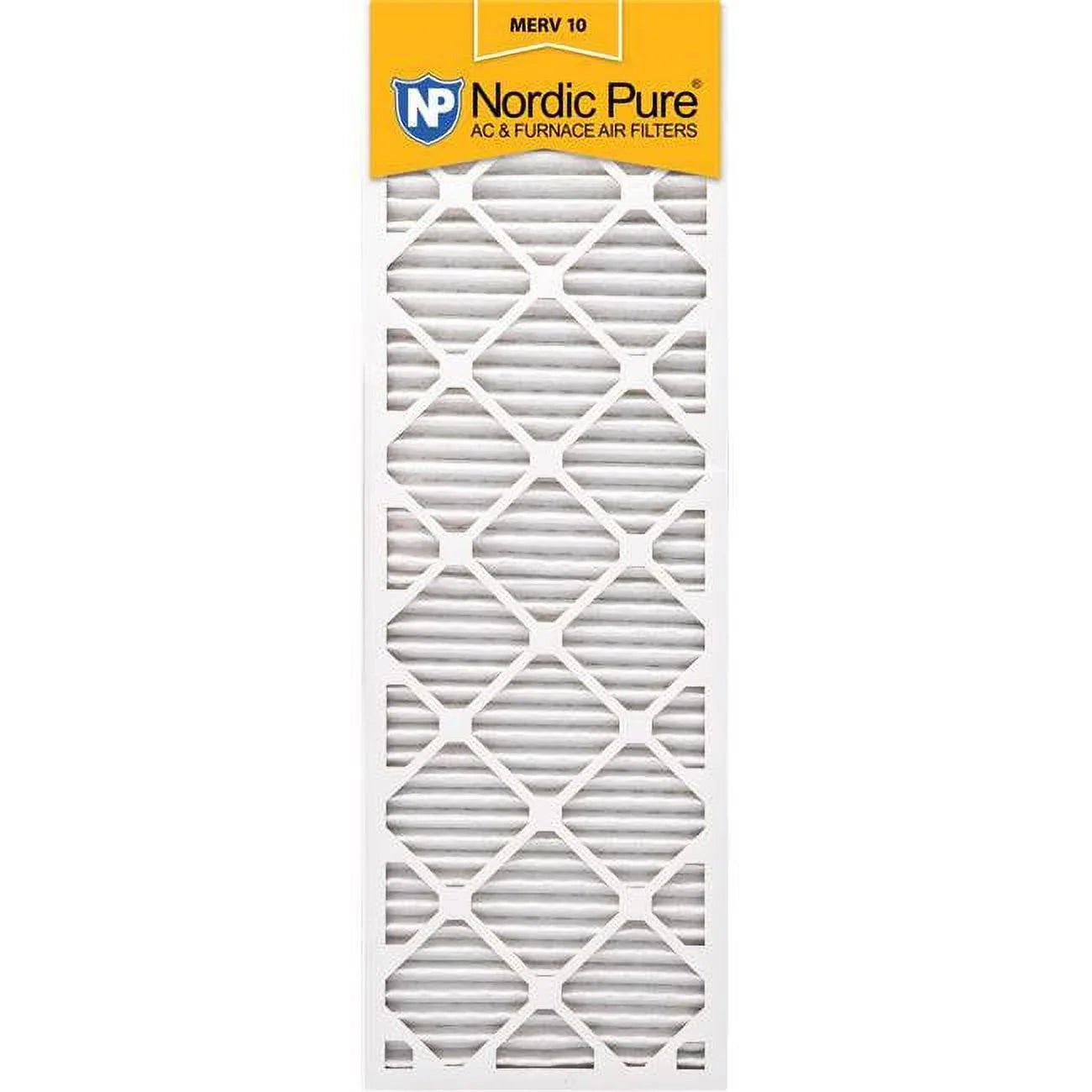 Nordic Pure 12x36x1M10-6 12 x 36 x 1 in. Merv 10 Pleated Air Filters - Case of 6 - Pack of 6