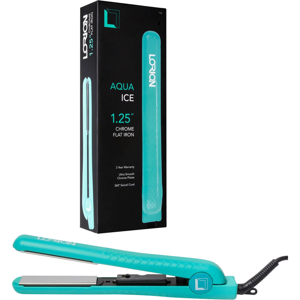 Lorion Aqua Ice Chrome FLatitude Iron, 1.25"