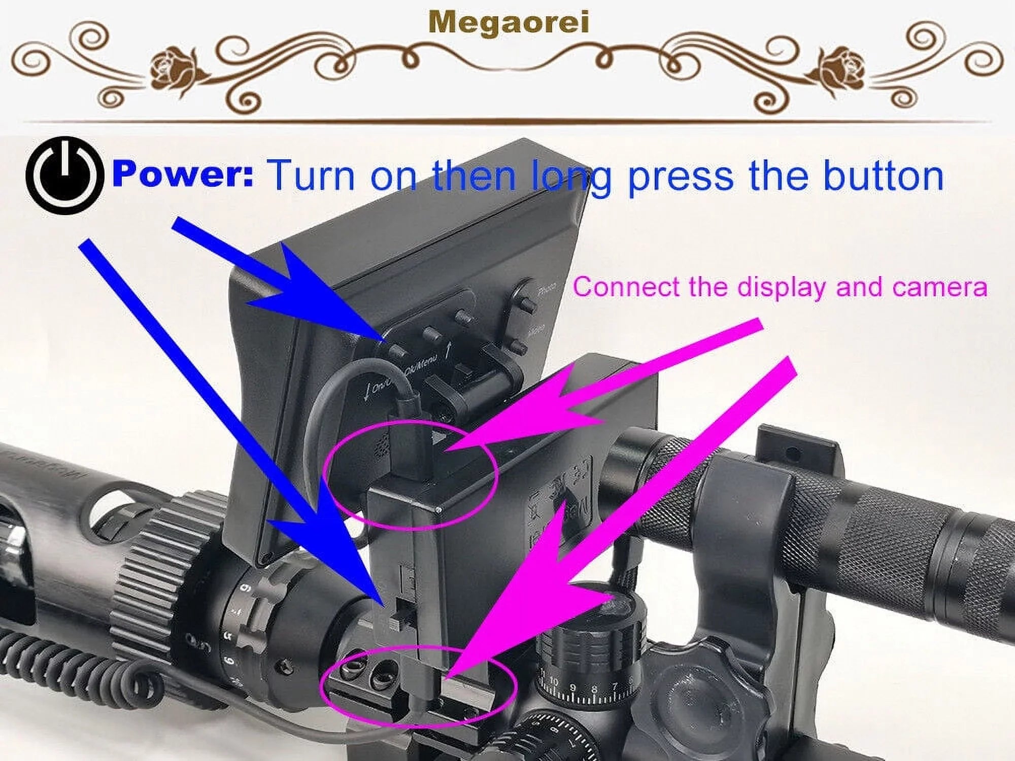 Paddsun Set of Megaorei 2 M2A infrared night vision device(including 32GB MicroSD car)