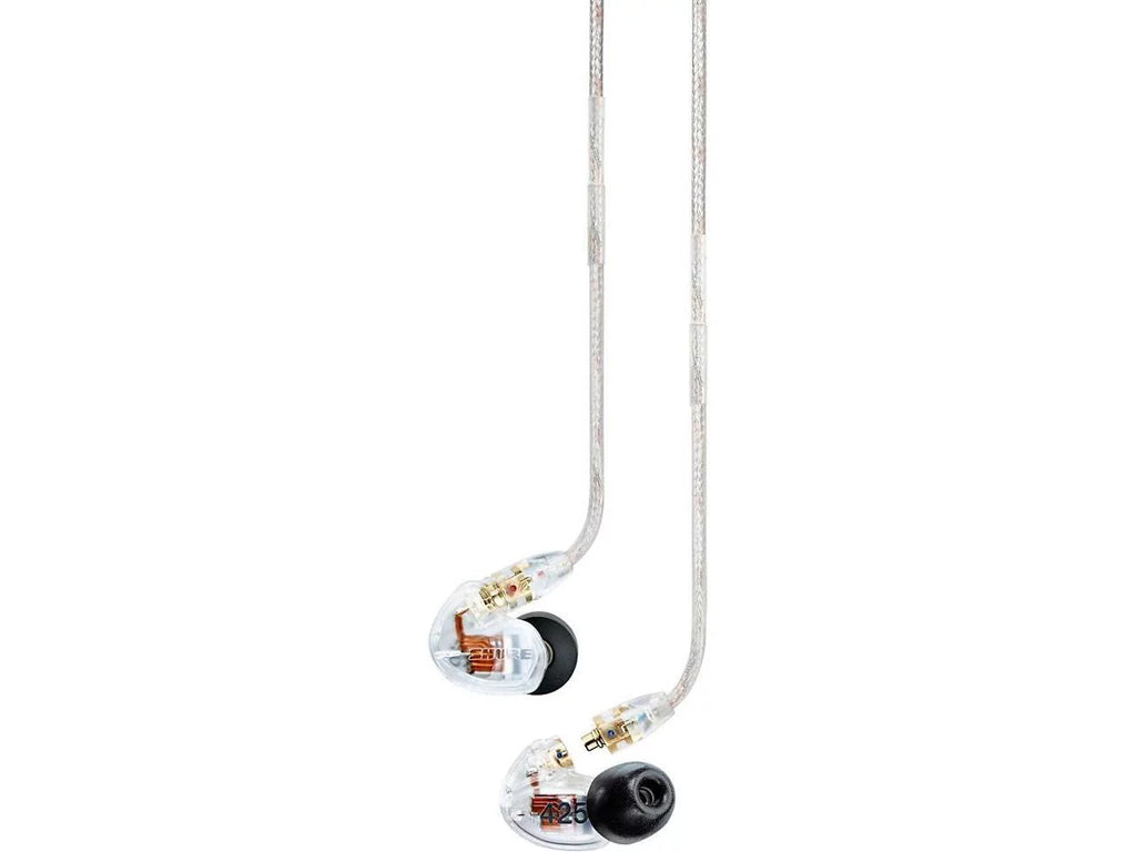 Shure SE425 Pro In-Ear Sound IsoLatitudeing Dual Driver Earphones - Clear