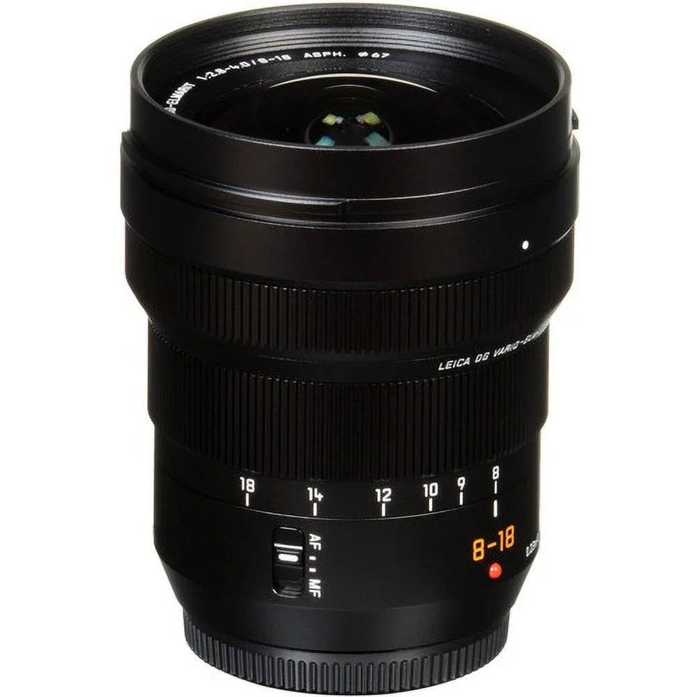 Panasonic Leica DG Vario-Elmarit 8-18mm f2.8-4 Lens Bundle with 67mm Filter Kit