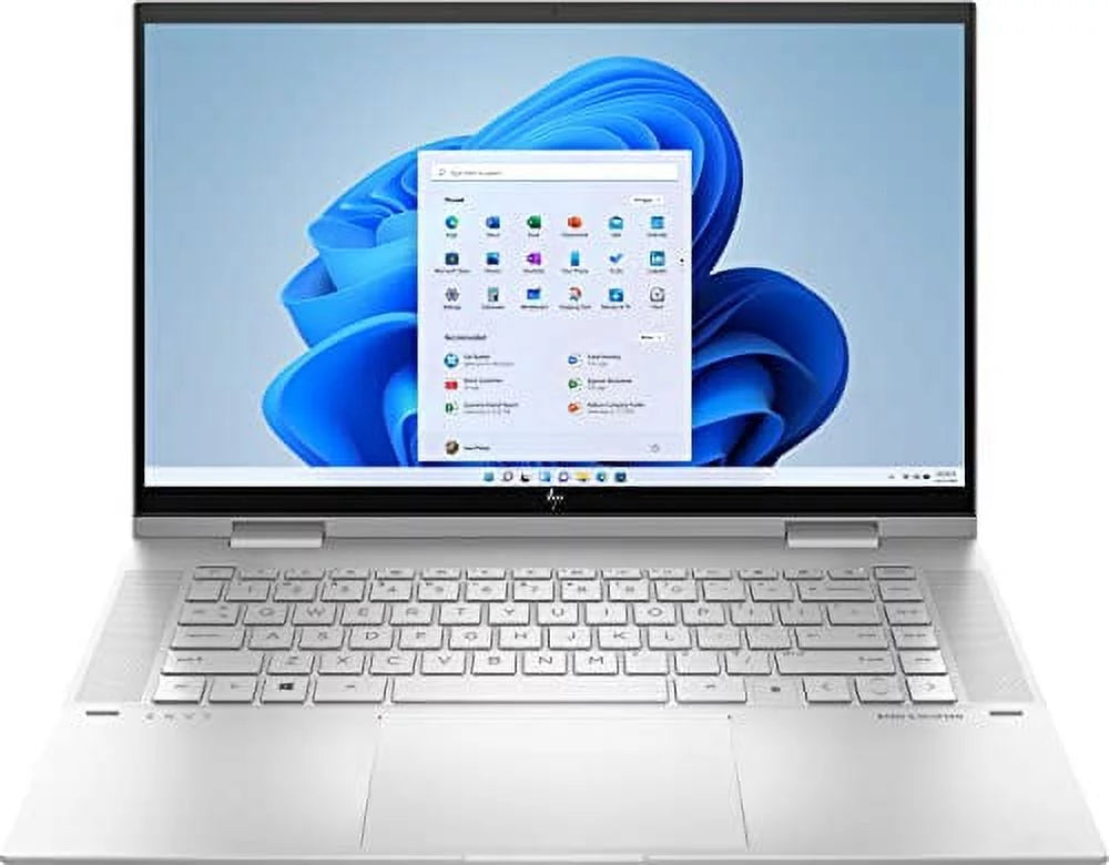 HP 2022 Envy X360 15.6" FHD IPS Touchdisplay 2-in-1 Laptop 12th Intel Core i7-1260P 12-Core Iris Xe Graphics 16GB DDR4 1TB SSD Thunderbolt 4 WiFi 6 Backlit KB FP Reader Win 11 Home w/ RATZK 32GB USB