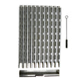 Peak Grills™ | Grill Grate Replacement System for Weber Genesis II, Half Grate Surface.