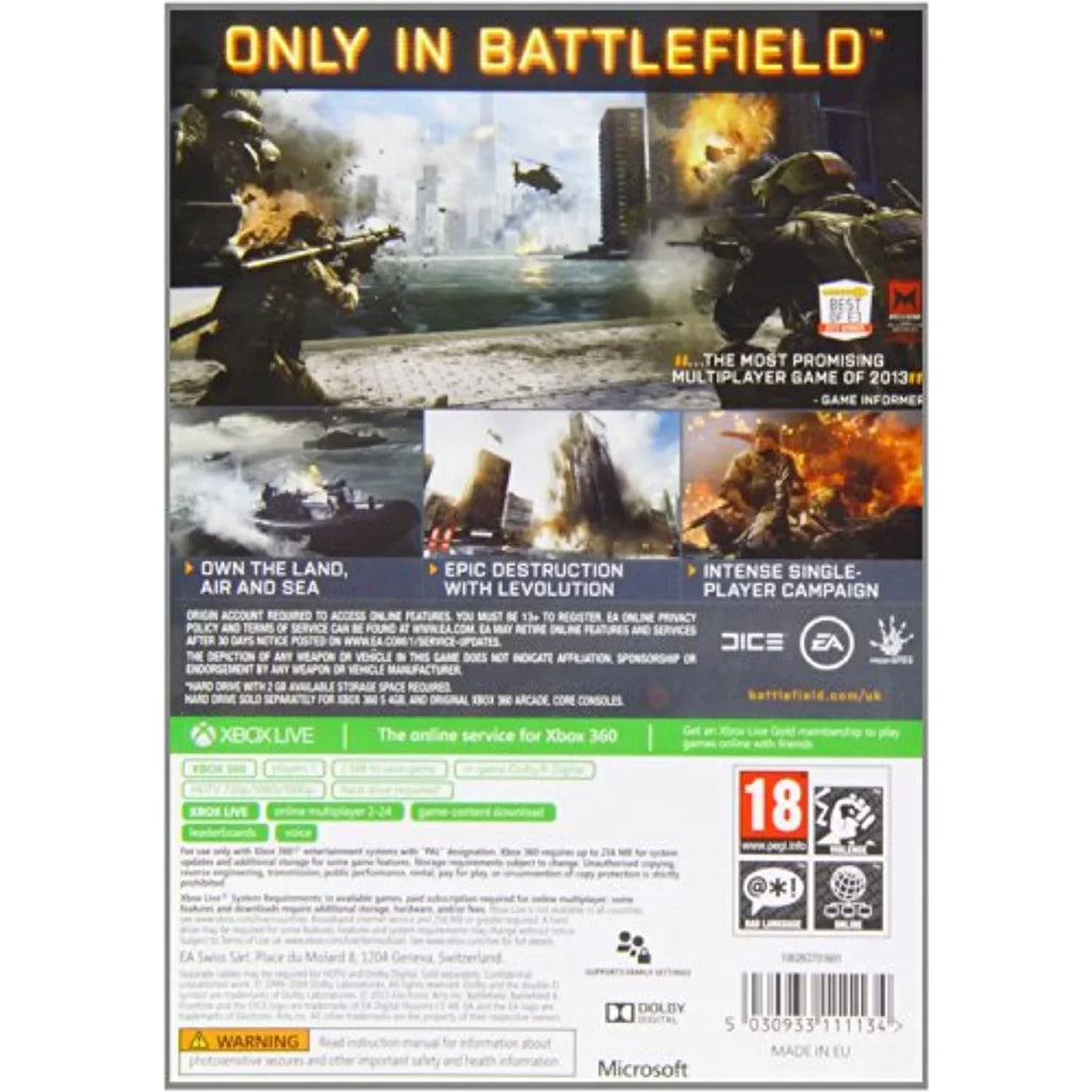 Battlefield 4 - Standard Edition (Xbox 360)