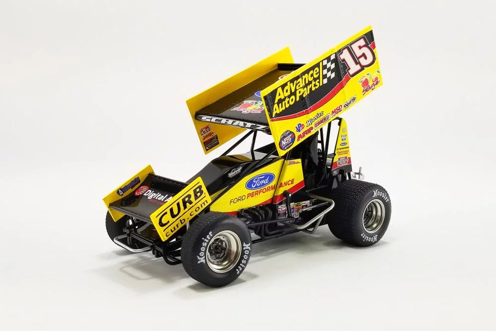 2022 Winged Sprint Car, #15 Donny Schatz - Acme A1822005 - 1/18 Scale Diecast Car