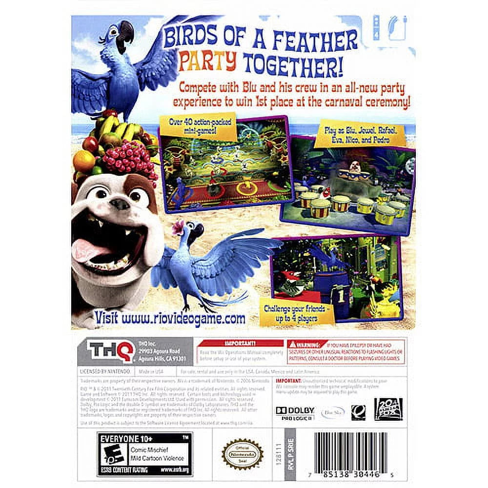 Rio - Nintendo Wii - Birds of a Feather Party Together