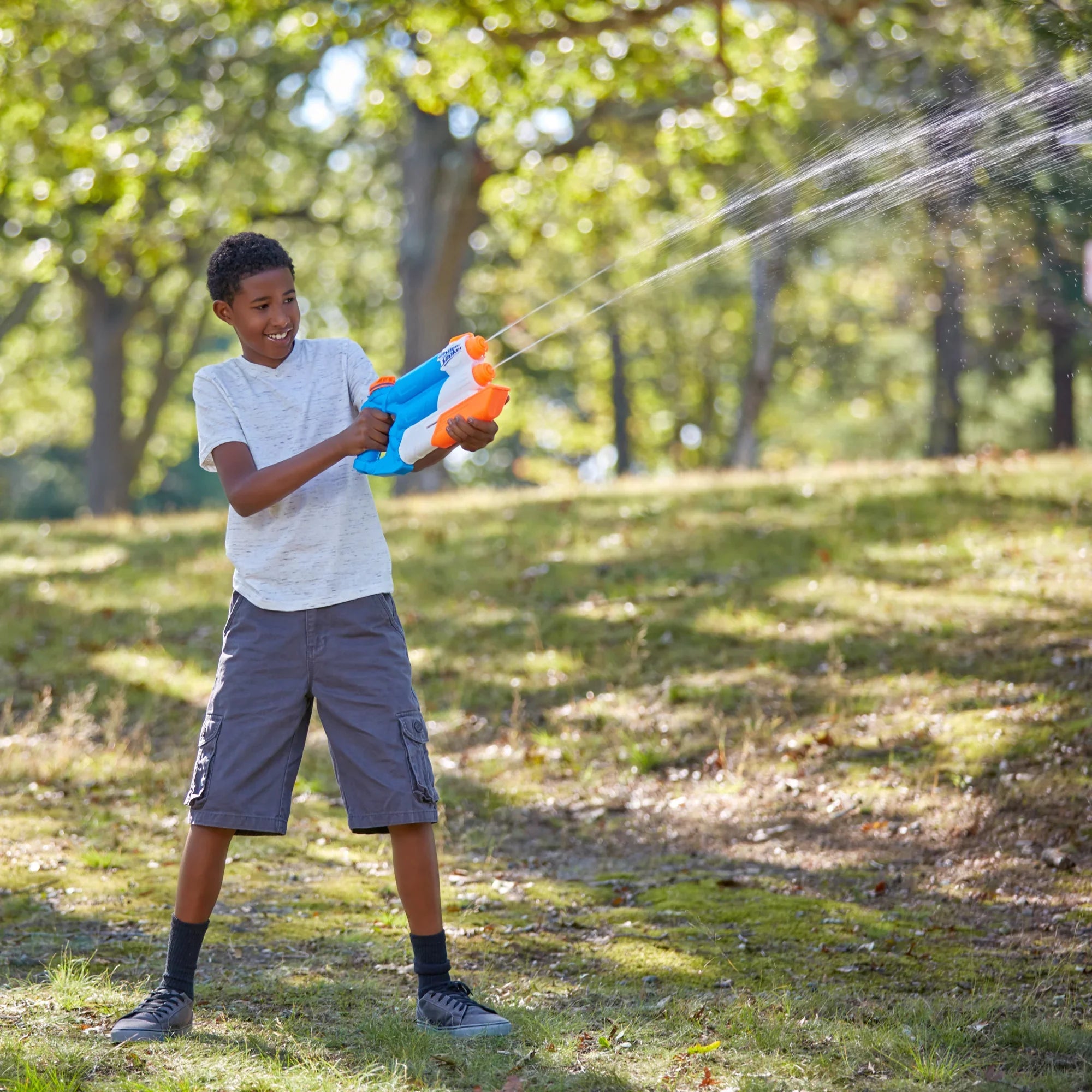 Nerf Super Soaker Twin Tide, 2 Barrels for Double Soakage