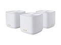 ASUS ZenWiFi AX1800 Dual-Band Mesh WiFi 6 System (XD4) - 3 Pack White, coverage up to 4,800 sq.ft & 25+ devices, 1800Mbps, AiMesh,  Lifetime Free Internet Security, Parental Control, Easy Setup