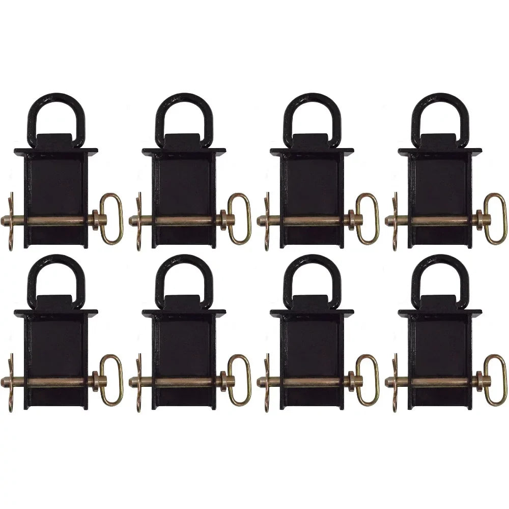 RAParts 8 Removable D-Ring Stake Pockets for FLatitude Beds and Utility Trailers with Pockets B38SP