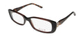 NEW ELLE 13428 WOMENS/LADIES RECTANGULAR FULL-RIM BROWN PREMIUM ACETATE PLASTIC DURABLE DESIGNER FRAME DEMO LENSES 52-16-135 EYEGLASSES/EYE GLASSES