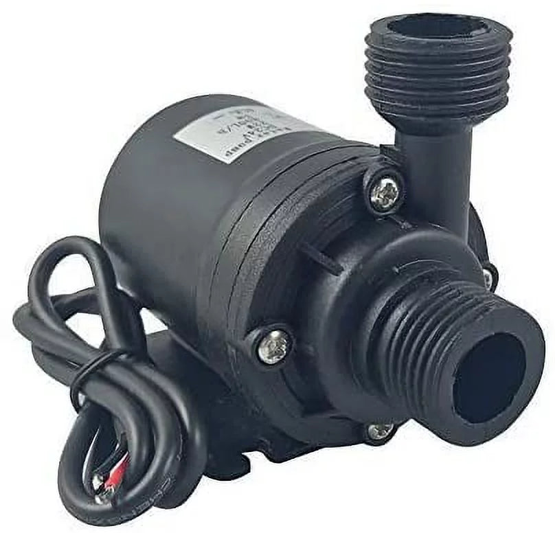 DC 24V Brushless Water Pump 1/2'' Male Thread Centrifugal Submersible Pump 800L/H 210GPH 4M/13ft for Fountain Solar Panel Pond Aquarium Water CircuLatitudeion System