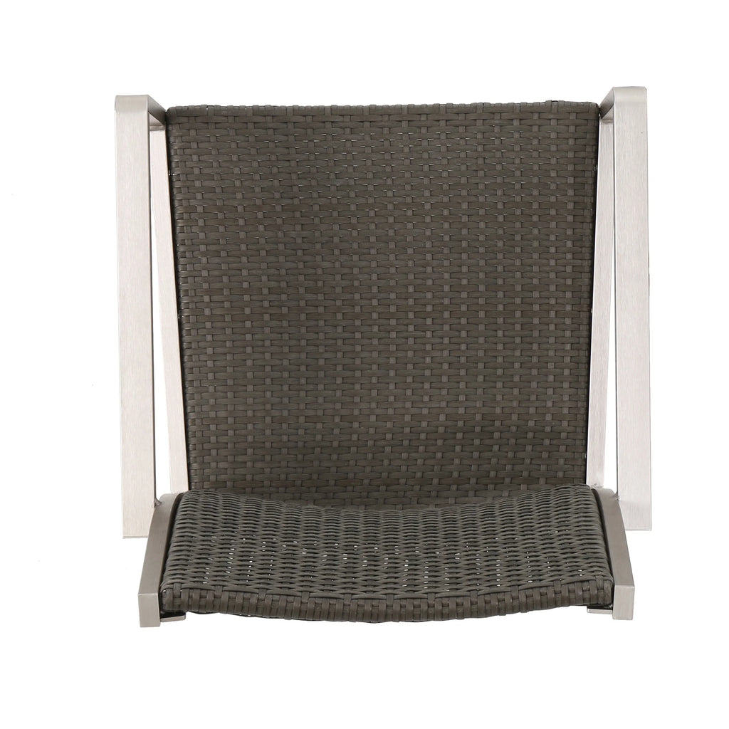Coral Bay Outdoor Wicker Dining Set with Chat Set and Lounges