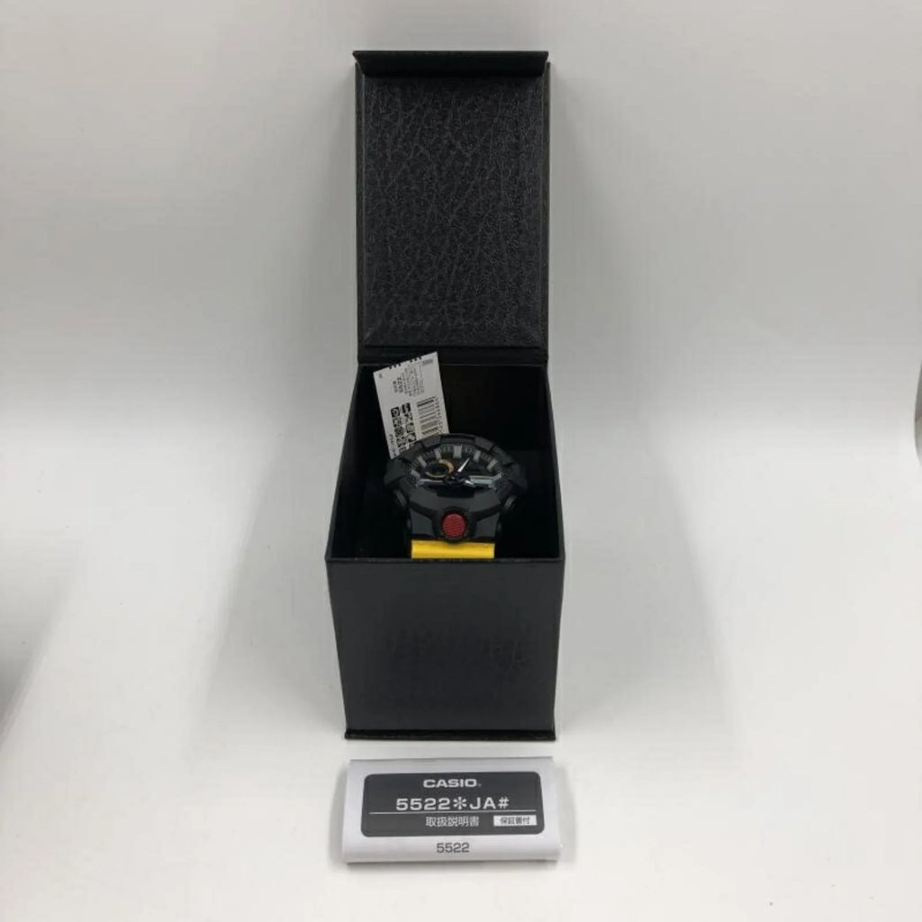 Pre-Owned CASIO G-SHOCK Watch GA-700MT-1A9JF Yellow Quartz G-Shock (Like New)