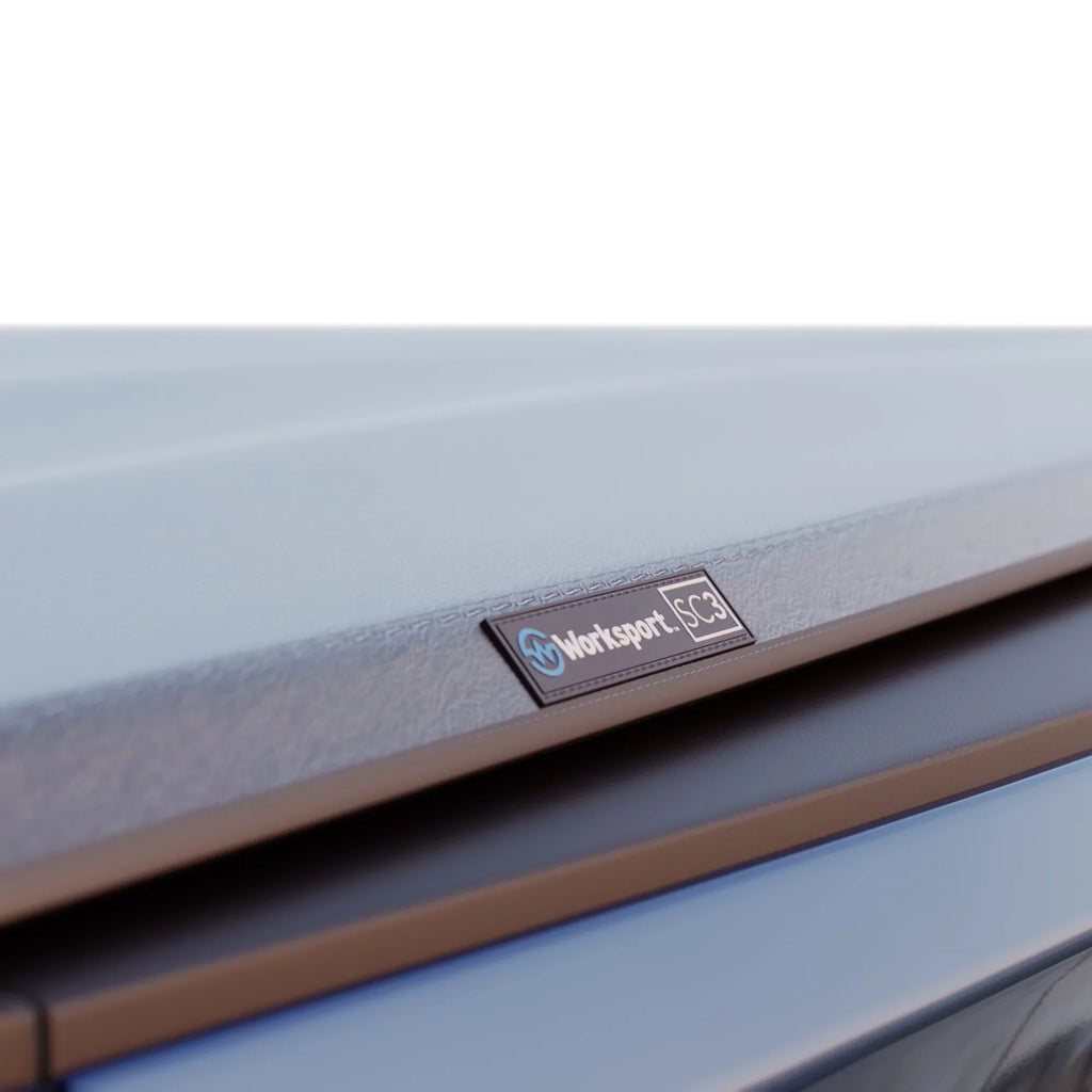 Worksport SC3 Soft Folding Truck Bed Tonneau Cover | 20-1255 | Fits 2019 - 2022 Chevrolet/GMC Silverado/Sierra 5'8” Short Box Bed