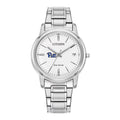 Women's Citizen Watch Silver Pitt Panthers Eco-Drive White Dial Stainless Steel Watch