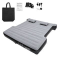 Unique Bargains Universal InfLatitudeable Thickened 5.5-5.8ft Full-Size Short Truck Bed Kit PVC with Electric Air Pump Gray