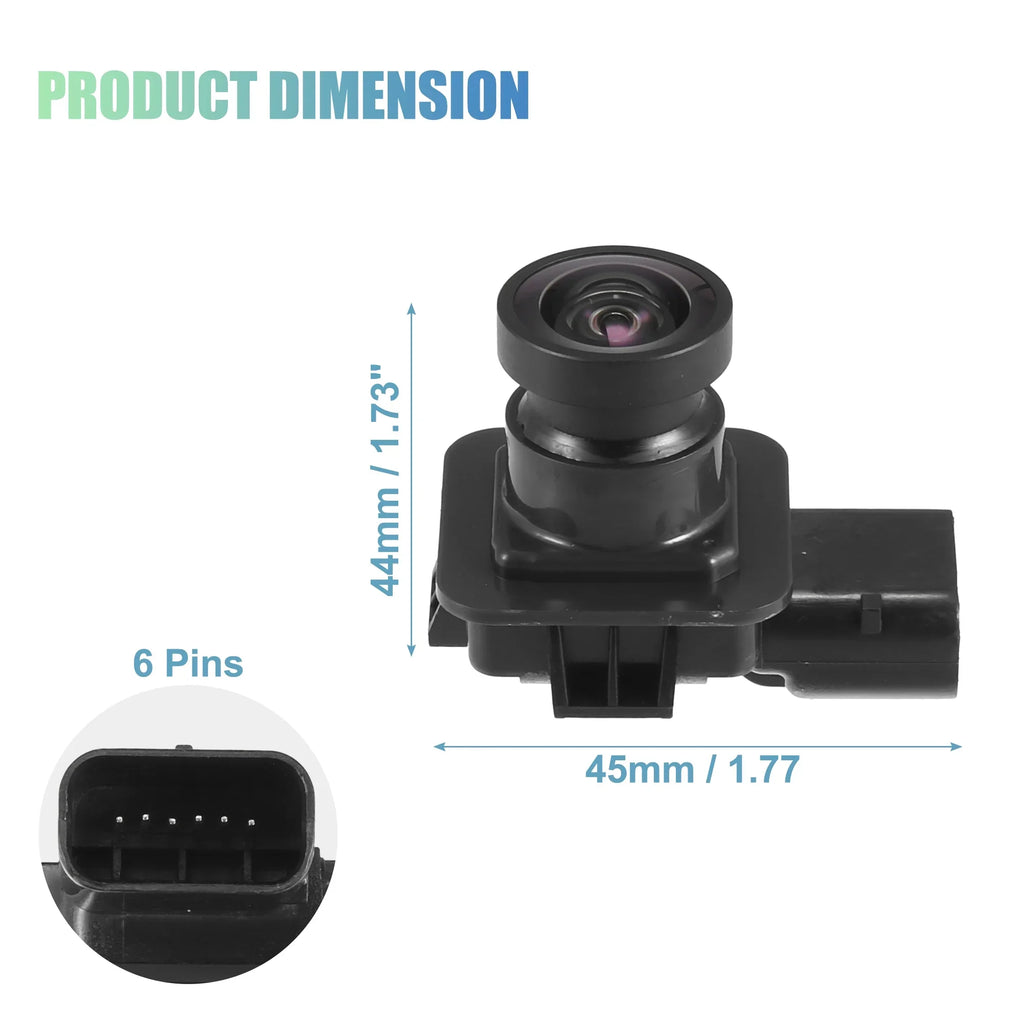 Unique Bargains Rear View Back Up Camera Wide Angle Park Assist Reverse Camera for Ford Focus 2012-2014 No.BM5Z19G490P