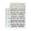 6 Pack of 12x24x4 MERV 13 Pleated 4" Inch Air Filters by Glasfloss. Actual Size: 11-3/8 x 23-3/8 x 3-3/4