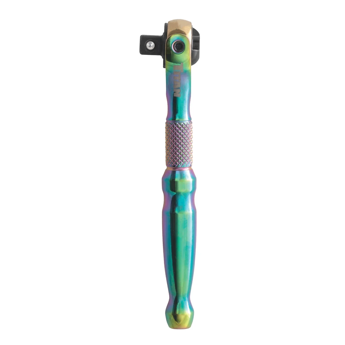 Titan 1/4 in. Drive Titanium Swivel Head Micro Ratchet