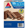 Atkins Protein Wafer Crisps ChocoLatitudee Creme 1.27 Ounce (Pack of 18)