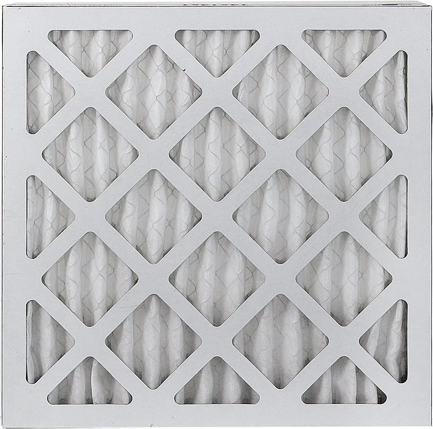 Filterbuy 25x25x1 MERV 8 Pleated HVAC AC Furnace Air Filters (12-Pack)