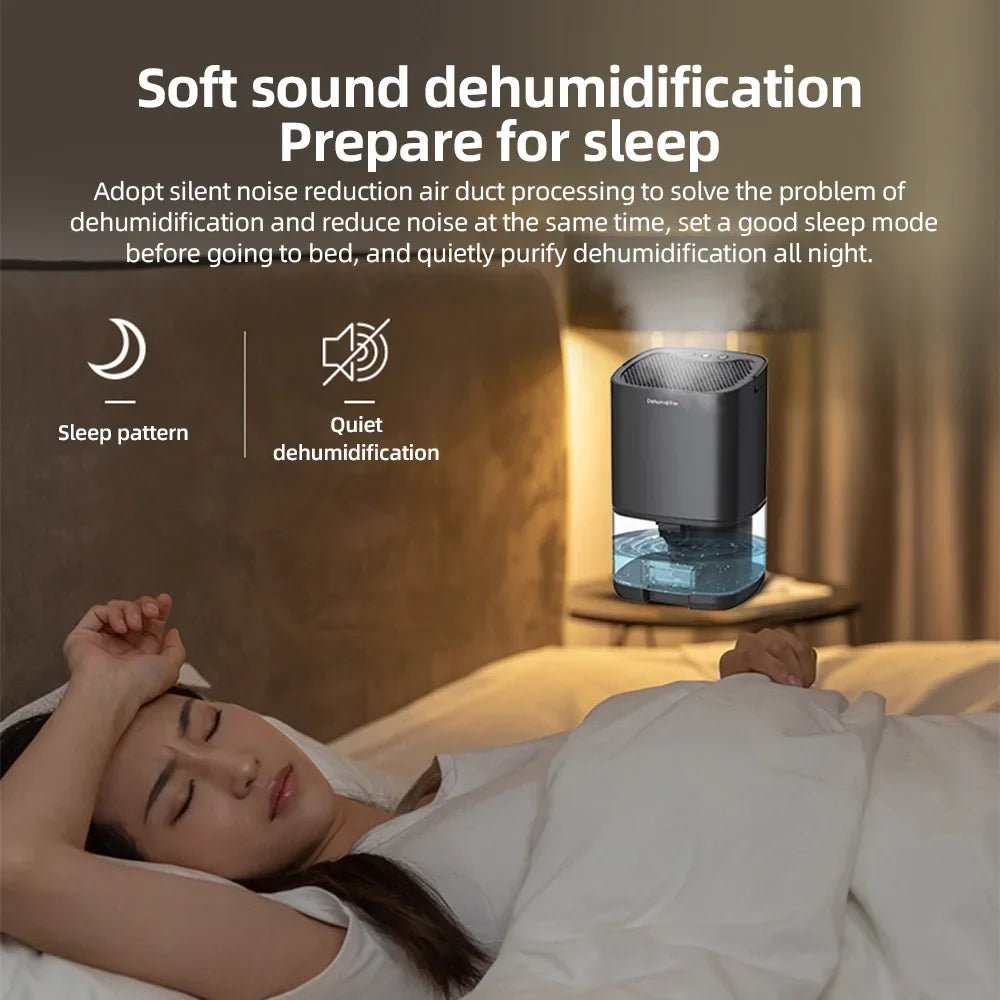 Lixada Home Dehumidifier 34 Oz Portable for Small Bedroom Bathroom Basement Auto Shut Off Quiet 7 LED Colors