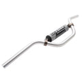 Tusk T-10 Aluminum 7/8" Handlebar Mini High Bend Silver For LEM CR3 1997